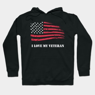 l love my veteran Hoodie